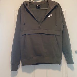 Nike half zip hoodie